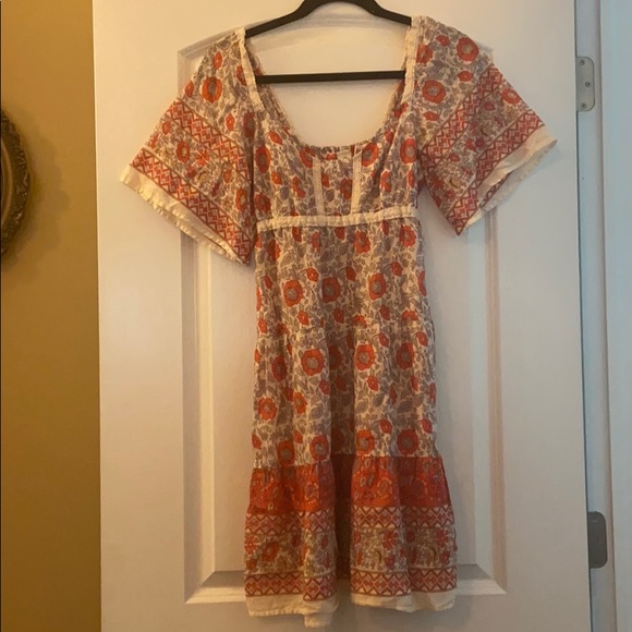 Anthropologie Dresses & Skirts - Anthropologie Floral Tiered Peasant Dress